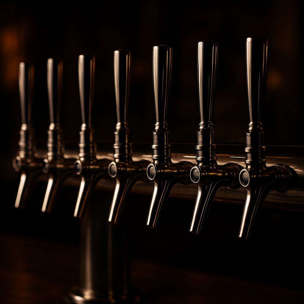Draft beer tap handles